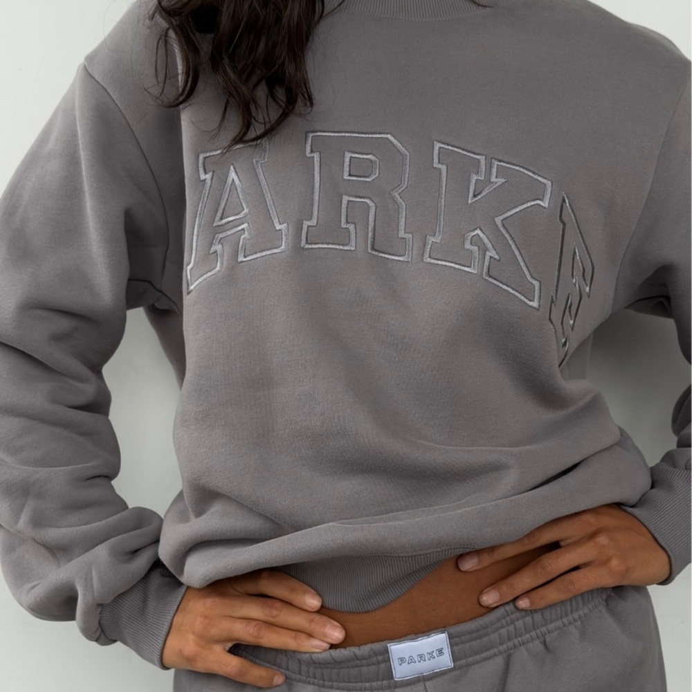 Parke Tonal Collection Mockneck- Stone